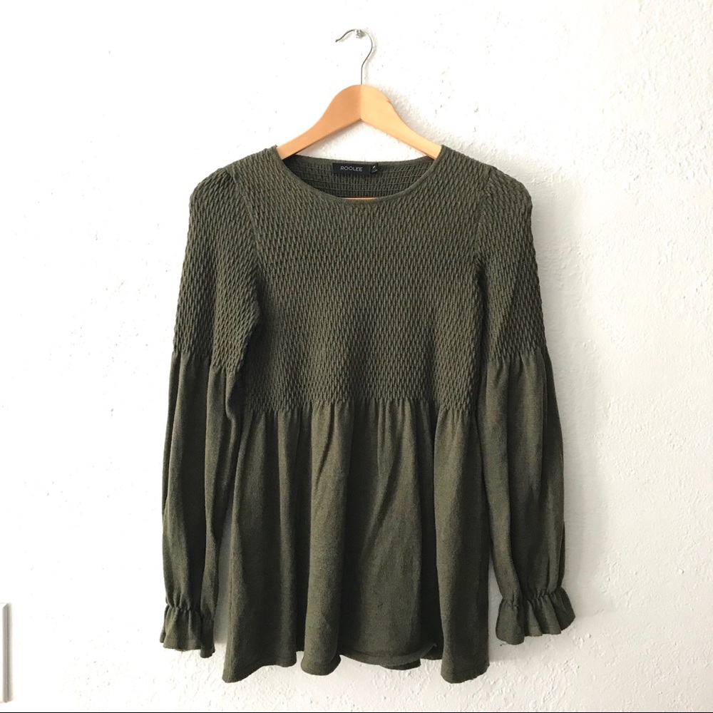 Roolee green top
